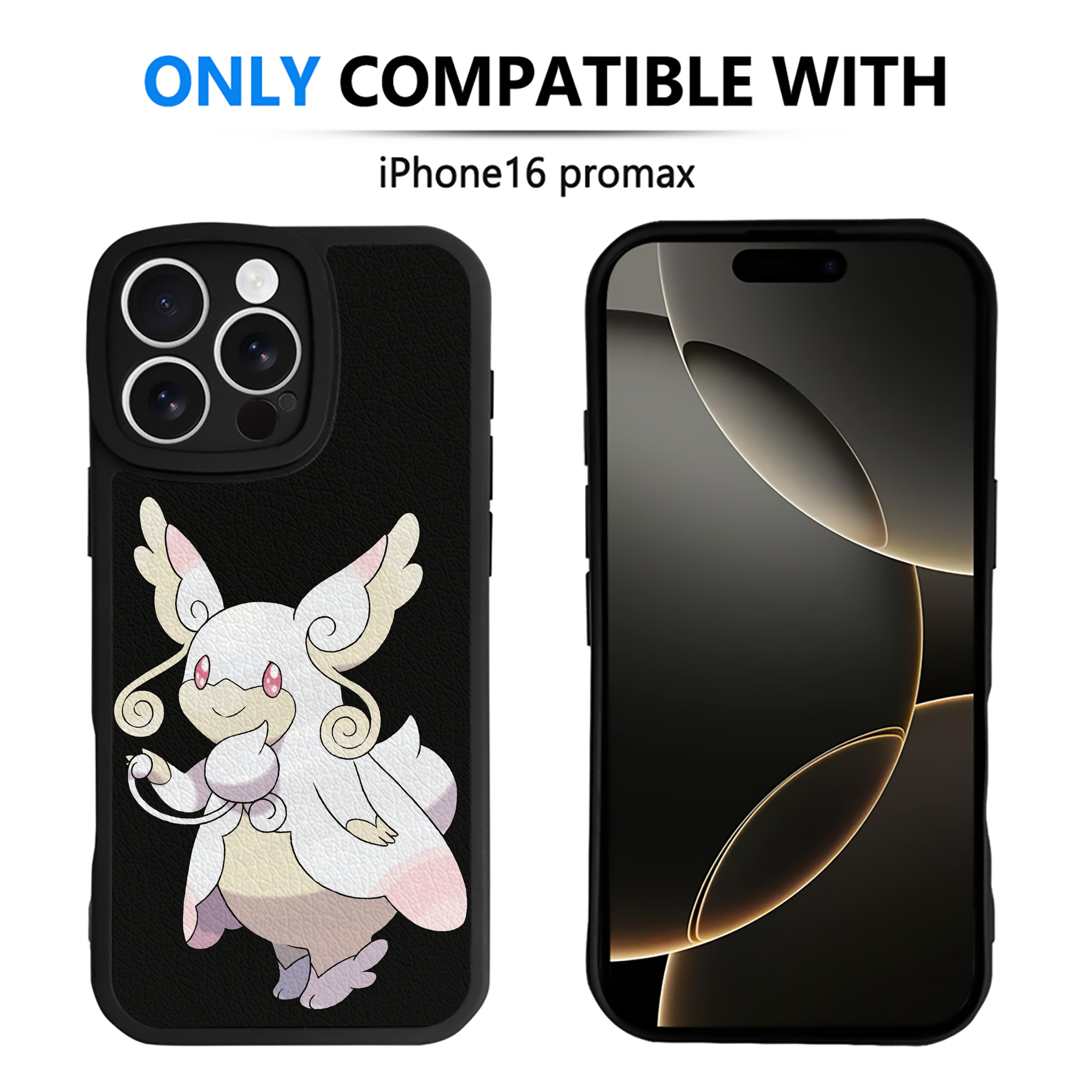 （画像用） ポケットモンスター Pokémon 【iPhone 16シリーズ対応】シリコンスマホケース（レザー調） 材質：シリコン